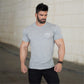 Casual Sports T-shirt Men's Fitness T-shirt Running Training Short-sleeved T-shirt